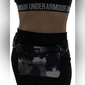 Think Royln Bum Bag Crossbody in Black Tie Dye